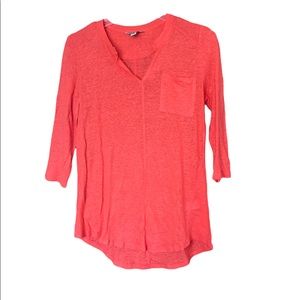 Lucky Brand 3/4 Sleeve Tee Size XS
